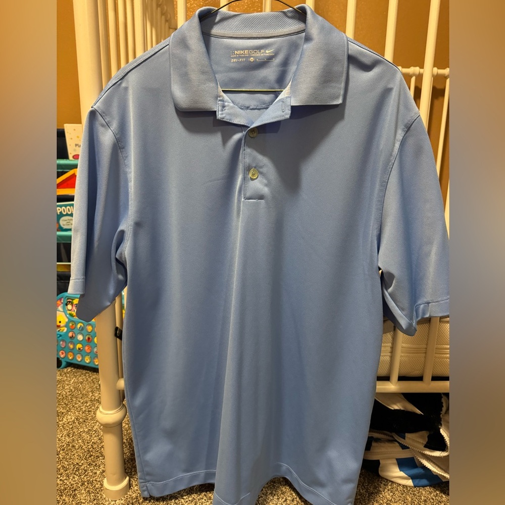 Nike Men’s Light Blue Polo size L